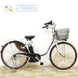 【期間限定★3000円OFFクーポン配布】【中古】【大坂・兵庫・京都限定】 電動自転車 ママチャリ ヤマハ PAS ナチュラ L DX ホワイト 26インチ KW096 神戸 電動アシスト自転車