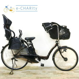【P10倍★スーパーセール限定】【中古】 電動自転車 子ども乗せ 子供乗せ パナソニック ギュット DX ブラウン 前22×後26インチ KY070 電動アシスト自転車 【神戸在庫】