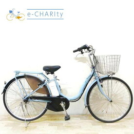 【4日間限定★3000円OFFクーポン配布】【中古】 電動自転車 ママチャリ ブリヂストン アシスタ ベーシック ブルー 26インチ KZ059 電動アシスト自転車 【神戸在庫】