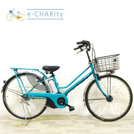 【4日間限定★3000円OFFクーポン配布】【中古】 電動自転車 ママチャリ パナソニック LALA 5 ララ ファイブ ブルー 26インチ KZ071 電動アシスト自転車 【神戸在庫】