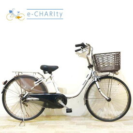 【4日間限定★3000円OFFクーポン配布】【中古】 電動自転車 ママチャリ パナソニック ビビ DX ホワイト 24インチ KZ094 電動アシスト自転車 【神戸在庫】