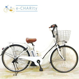 【4日間限定★3000円OFFクーポン配布】【中古】 電動自転車 ママチャリ ヤマハ PAS Ami パス アミ ホワイト 26インチ KZ124 電動アシスト自転車 【神戸在庫】