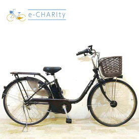 【P10倍★マラソン限定】【中古】 電動自転車 ママチャリ パナソニック ビビ スタイル DX ブラウン 26インチ KZ135 電動アシスト自転車 【神戸在庫】