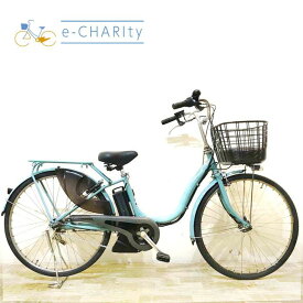 【4日間限定★3000円OFFクーポン配布】【中古】 電動自転車 ママチャリ ヤマハ PAS ナチュラ L DX グリーン 26インチ KA005 電動アシスト自転車 【神戸在庫】