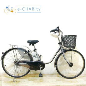 【4日間限定★3000円OFFクーポン配布】【中古】 電動自転車 ママチャリ パナソニック ビビ DX シルバー 26インチ KA055 電動アシスト自転車 【神戸在庫】