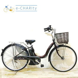 【4日間限定★3000円OFFクーポン配布】【中古】 電動自転車 ママチャリ ヤマハ PAS ナチュラ S ブラウン 26インチ KA071 電動アシスト自転車 【神戸在庫】