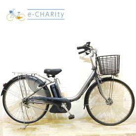 【4日間限定★3000円OFFクーポン配布】【中古】 電動自転車 ママチャリ ヤマハ PAS ナチュラ S シルバー 26インチ KA082 電動アシスト自転車 【神戸在庫】