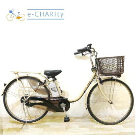【P10倍★スーパーセール限定】【中古】 電動自転車 ママチャリ パナソニック ビビ DX SD ベージュ 26インチ KA090 電動アシスト自転車 【神戸在庫】