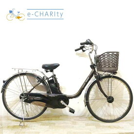 【4日間限定★3000円OFFクーポン配布】【中古】 電動自転車 ママチャリ パナソニック ビビ DX ブラウン 26インチ KA098 電動アシスト自転車 【神戸在庫】