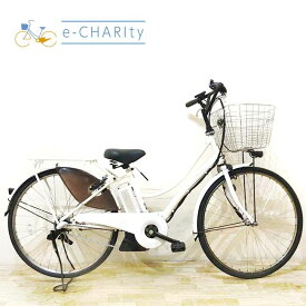 【4日間限定★3000円OFFクーポン配布】【中古】 電動自転車 ママチャリ ヤマハ PAS Ami パス アミ ホワイト 26インチ KZ141 電動アシスト自転車 【神戸在庫】