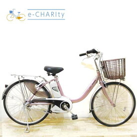 【P10倍★楽天イーグルス感謝祭】【中古】 電動自転車 ママチャリ パナソニック ビビ ライト U ピンク 24インチ KZ149 電動アシスト自転車 【神戸在庫】