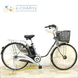 【4日間限定★3000円OFFクーポン配布】【中古】 電動自転車 ママチャリ パナソニック ビビ DX シルバー 26インチ KZ150 電動アシスト自転車 【神戸在庫】