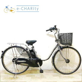 【P10倍★マラソン限定】【中古】 電動自転車 ママチャリ パナソニック ビビ DX シルバー 26インチ KZ152 電動アシスト自転車 【神戸在庫】
