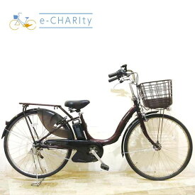 【P10倍★スーパーセール限定】【中古】 電動自転車 ママチャリ ヤマハ PAS ナチュラ L DX ブラウン 26インチ KB005 電動アシスト自転車 【神戸在庫】