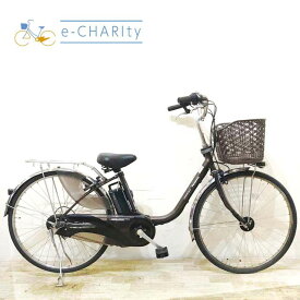 【2日間限定★3000円OFFクーポン配布】【中古】 電動自転車 ママチャリ パナソニック ビビ DX ブラウン 26インチ KB008 電動アシスト自転車 【神戸在庫】