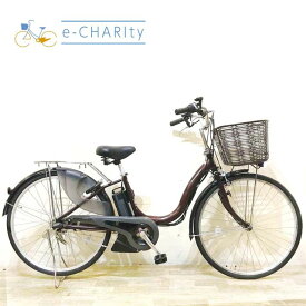 【P10倍★スーパーセール限定】【中古】 電動自転車 ママチャリ ヤマハ PAS ナチュラ M ブラウン 26インチ KB034 電動アシスト自転車 【神戸在庫】