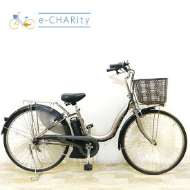 【P10倍★超ポイントバック祭限定】【中古】 電動自転車 ママチャリ ヤマハ PAS ナチュラ L ゴールド 26インチ KB051 電動アシスト自転車 【神戸在庫】