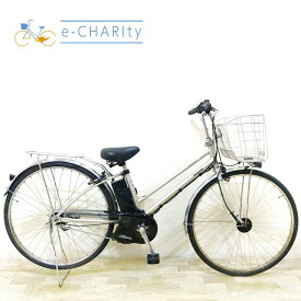 【中古】 電動自転車 シティ パナソニック ビビ EX シティ シルバー 27インチ KB052 電動アシスト自転車 【神戸在庫】