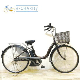 【4日間限定★3000円OFFクーポン配布】【中古】 電動自転車 ママチャリ ヤマハ PAS ナチュラ L ブラウン 26インチ KB063 電動アシスト自転車 【神戸在庫】