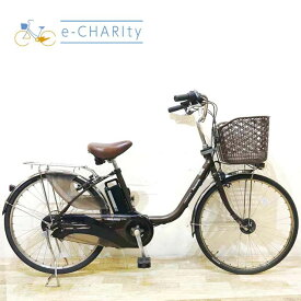 【中古】 電動自転車 ママチャリ パナソニック ビビ DX ブラウン 24インチ KB067 電動アシスト自転車 【神戸在庫】
