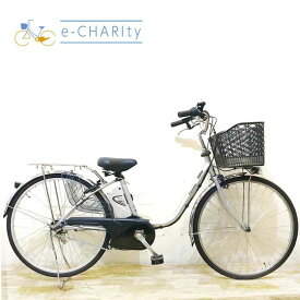【中古】 電動自転車 ママチャリ パナソニック ビビ TX シルバー 26インチ KB110 電動アシスト自転車 【神戸在庫】