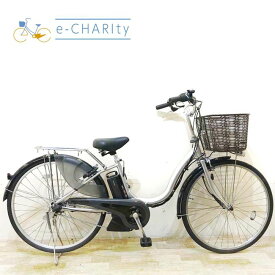 【中古】 電動自転車 ママチャリ ヤマハ PAS ナチュラ M シルバー 26インチ KC017 電動アシスト自転車 【神戸在庫】