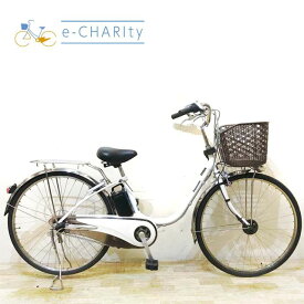 【中古】 電動自転車 ママチャリ パナソニック ビビ DX ホワイト 26インチ KC031 電動アシスト自転車 【神戸在庫】