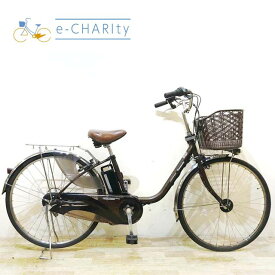 【中古】 電動自転車 ママチャリ パナソニック ビビ DX ブラウン 26インチ KC032 電動アシスト自転車 【神戸在庫】