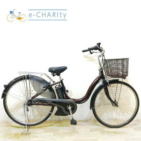 【中古】 電動自転車 ママチャリ ヤマハ PAS ナチュラ L ブラウン 26インチ KC052電動アシスト自転車 【神戸在庫】