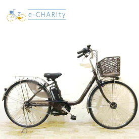 【中古】 電動自転車 ママチャリ パナソニック ビビ SX ブラウン 26インチ KC057 電動アシスト自転車 【神戸在庫】