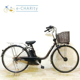 【中古】 電動自転車 ママチャリ パナソニック ビビ DX ブラウン 26インチ KC072 電動アシスト自転車 【神戸在庫】