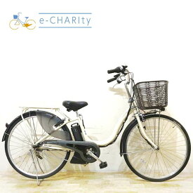【楽天マラソン★クーポン配布中】【中古】 電動自転車 ママチャリ ヤマハ PAS ナチュラ M アイボリー ホワイト 26インチ KD020 電動アシスト自転車 【神戸在庫】