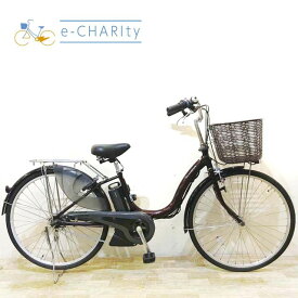 【中古】 電動自転車 ママチャリ ヤマハ PAS ナチュラ M ブラウン 26インチ KD031 電動アシスト自転車 【神戸在庫】