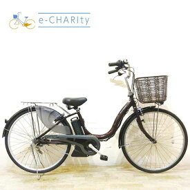 【中古】 電動自転車 ママチャリ ヤマハ PAS ナチュラ M ブラウン 26インチ KD034 電動アシスト自転車 【神戸在庫】