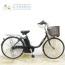 【中古】 電動自転車 ママチャリ パナソニック ビビ TX ブラウン 24インチ KD072 電動アシスト自転車 【神戸在庫】