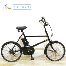 【中古】 電動自転車 小径車 パナソニック エネモービル S ブラック 20インチ KD113 電動アシスト自転車 【神戸在庫】