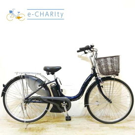 【P5倍★楽天スーパーセール対象】【中古】 電動自転車 ママチャリ ヤマハ PAS ナチュラ M ネイビー 26インチ KD116 電動アシスト自転車 【神戸在庫】