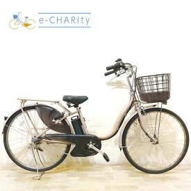 【中古】 電動自転車 ママチャリ ヤマハ PAS ナチュラ L DX ベージュ 26インチ KE044 電動アシスト自転車 【神戸在庫】