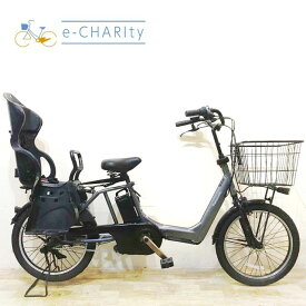 【中古】 電動自転車 子ども乗せ 子供乗せ パナソニック ギュット アニーズ グレー 20インチ KE062 電動アシスト自転車 【神戸在庫】