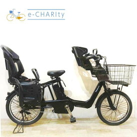 【中古】 電動自転車 子ども乗せ 子供乗せ パナソニック ギュット アニーズ ブラック 20インチ KE066 電動アシスト自転車 【神戸在庫】