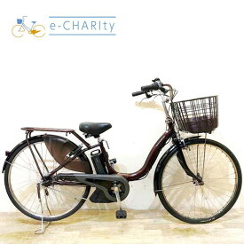 【中古】 電動自転車 ママチャリ ヤマハ PAS ナチュラ ブラウン 26インチ KG026 電動アシスト自転車 【神戸在庫】
