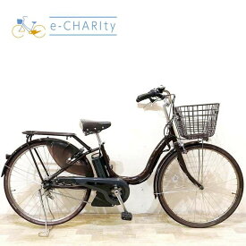 【中古】 電動自転車 ママチャリ ヤマハ PAS ナチュラ ブラウン 26インチ KG033 電動アシスト自転車 【神戸在庫】
