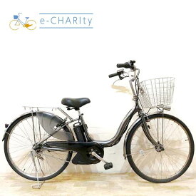 【中古】 電動自転車 ママチャリ ヤマハ PAS ナチュラ シルバー 26インチ KG052 電動アシスト自転車 【神戸在庫】