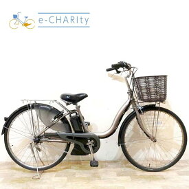 【中古】 電動自転車 ママチャリ ヤマハ PAS ナチュラ ゴールド 26インチ KG063 電動アシスト自転車 【神戸在庫】