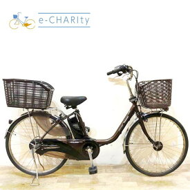 【全品ポイント10倍★お買い物マラソン限定】【中古】 電動自転車 ママチャリ パナソニック ビビDX ブラウン 24インチ KG109 電動アシスト自転車 【神戸在庫】