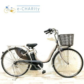 【中古】 電動自転車 ママチャリ ヤマハ PAS ナチュラ ベージュ 26インチ KH005 電動アシスト自転車 【神戸在庫】