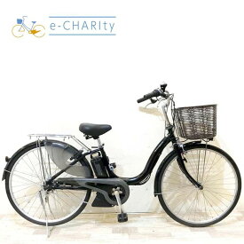【中古】 電動自転車 ママチャリ ヤマハ PAS ナチュラ ブラック 26インチ KH019 電動アシスト自転車 【神戸在庫】