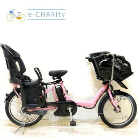 【全品ポイント10倍★お買い物マラソン限定】【中古】 電動自転車 子ども乗せ 子供乗せ ブリヂストン アンジェリーノプティットe ピンク 20インチ KH028 電動アシスト自転車 【神戸在庫】