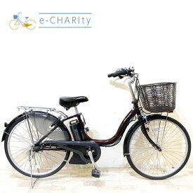【中古】 電動自転車 ママチャリ ヤマハ PAS ナチュラ ブラウン 24インチ KH048 電動アシスト自転車 【神戸在庫】