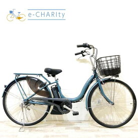 【中古】 電動自転車 ママチャリ ヤマハ PAS ナチュラ グリーン 26インチ KH084 電動アシスト自転車 【神戸在庫】